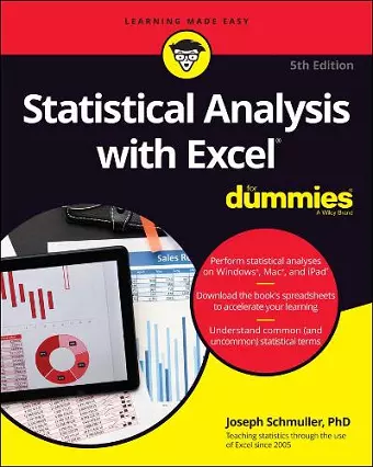 Statistical Analysis with Excel For Dummies cover