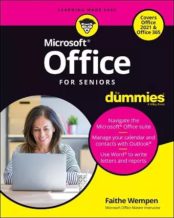 Office For Seniors For Dummies cover