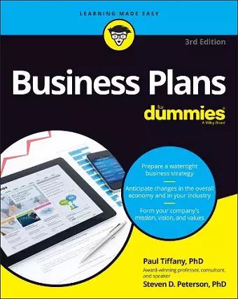 Business Plans For Dummies cover