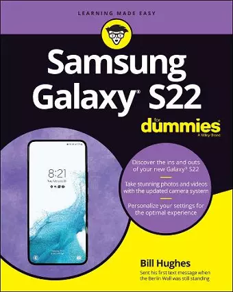 Samsung Galaxy S22 For Dummies cover