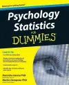 Psychology Statistics For Dummies cover