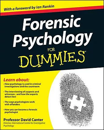 Forensic Psychology For Dummies cover