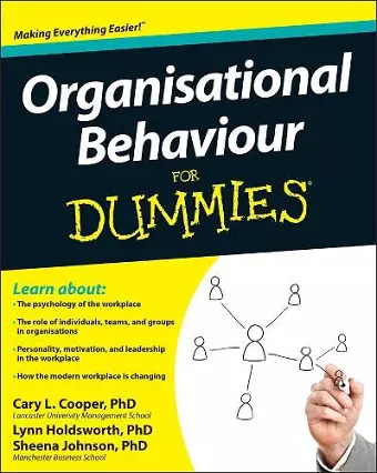Organisational Behaviour For Dummies cover