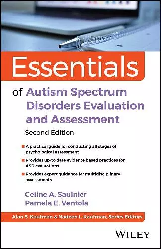 Essentials of Autism Spectrum Disorders Evaluation and Assessment cover