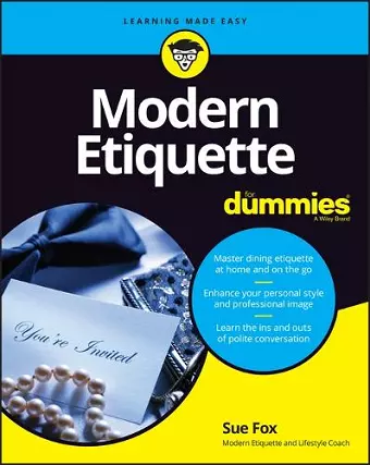 Modern Etiquette For Dummies cover