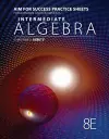 AIM for Success Practice Sheets for Aufmann/Lockwood's Intermediate  Algebra with Applications, 8th cover