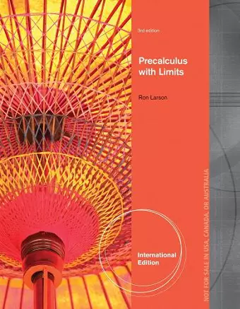Precalculus with Limits, International Edition cover