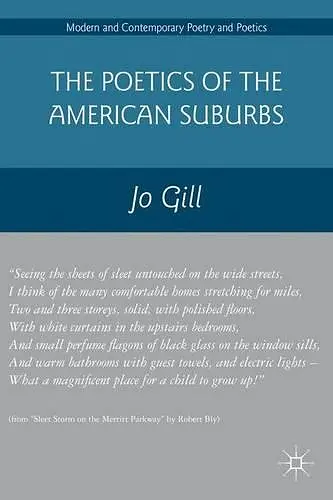 The Poetics of the American Suburbs cover