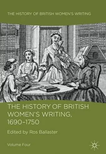 The History of British Women's Writing, 1690 - 1750 cover
