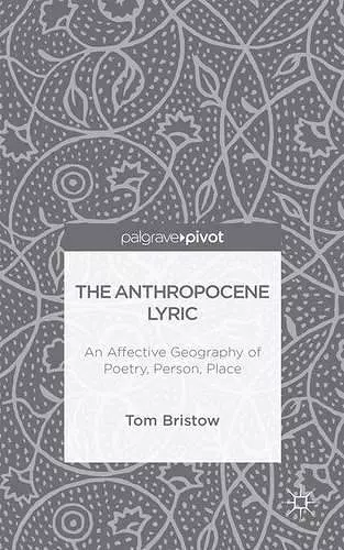 The Anthropocene Lyric cover