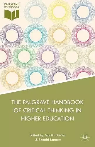 The Palgrave Handbook of Critical Thinking in Higher Education cover