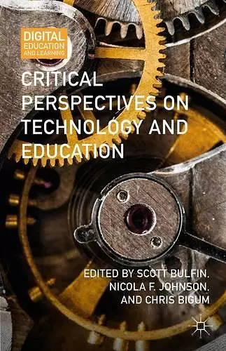 Critical Perspectives on Technology and Education cover