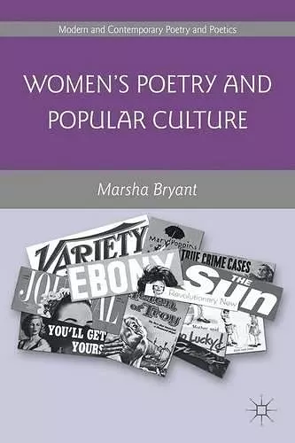 Women's Poetry and Popular Culture cover