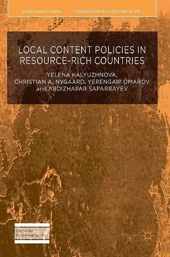 Local Content Policies in Resource-rich Countries cover