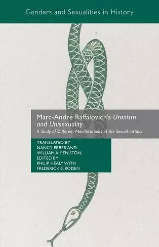 Marc-André Raffalovich's Uranism and Unisexuality cover