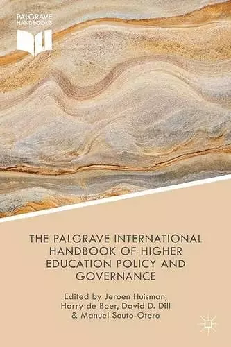 The Palgrave International Handbook of Higher Education Policy and Governance cover