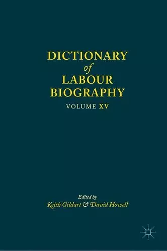 Dictionary of Labour Biography cover