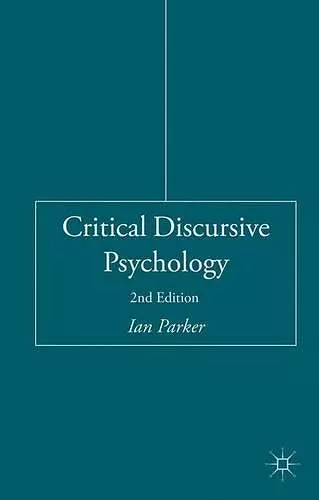 Critical Discursive Psychology cover