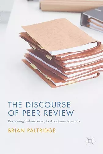 The Discourse of Peer Review cover