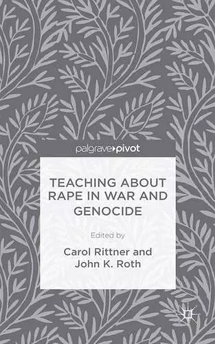 Teaching About Rape in War and Genocide cover