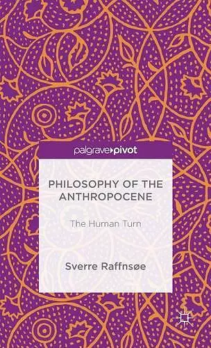 Philosophy of the Anthropocene cover