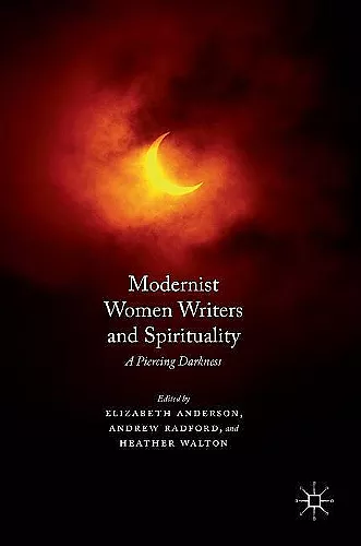 Modernist Women Writers and Spirituality cover