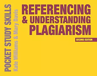 Referencing and Understanding Plagiarism cover