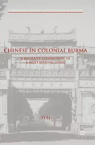 Chinese in Colonial Burma cover