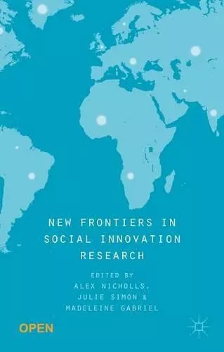 New Frontiers in Social Innovation Research cover