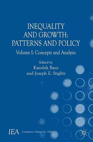 Inequality and Growth: Patterns and Policy cover