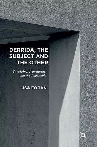 Derrida, the Subject and the Other cover