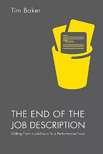 The End of the Job Description cover
