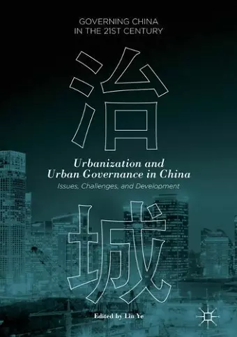 Urbanization and Urban Governance in China cover