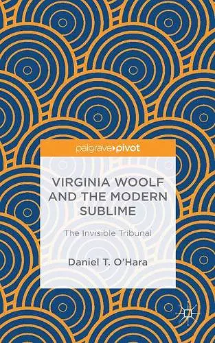 Virginia Woolf and the Modern Sublime cover