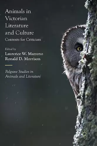 Animals in Victorian Literature and Culture cover