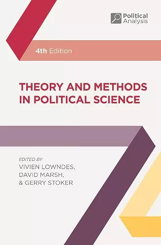 Theory and Methods in Political Science cover