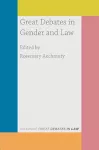 Great Debates in Gender and Law cover