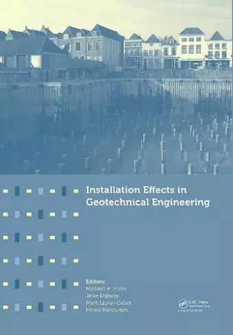 Installation Effects in Geotechnical Engineering cover