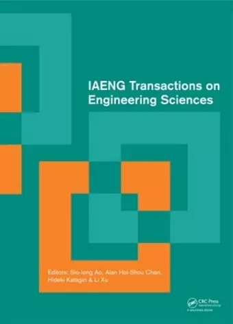 IAENG Transactions on Engineering Sciences cover