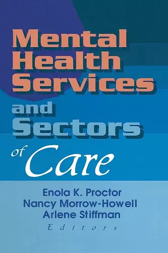 Mental Health Services and Sectors of Care cover