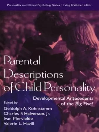 Parental Descriptions of Child Personality cover