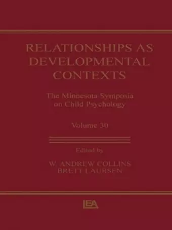 Relationships as Developmental Contexts cover