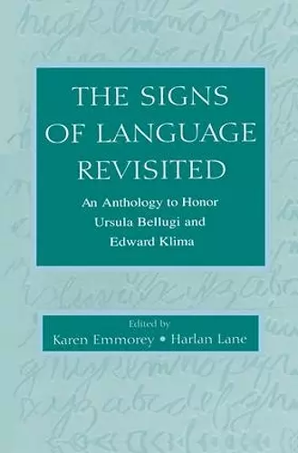 The Signs of Language Revisited cover