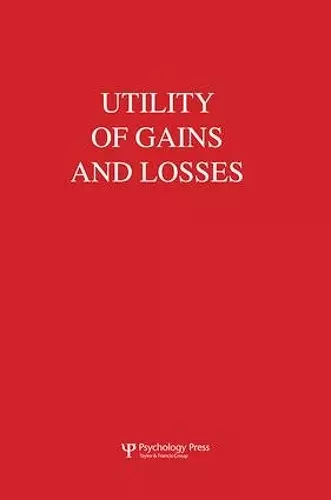 Utility of Gains and Losses cover