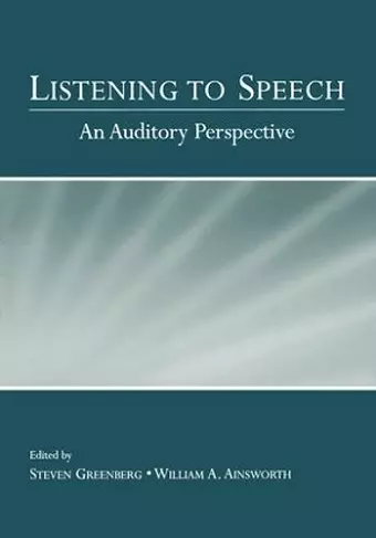 Listening to Speech cover