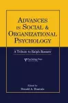 Advances in Social and Organizational Psychology cover