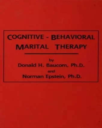 Cognitive-Behavioral Marital Therapy cover