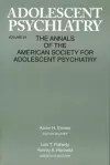 Adolescent Psychiatry, V. 24 cover