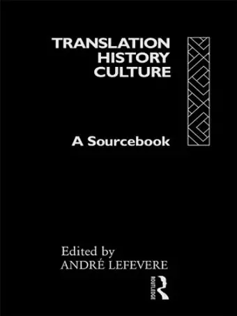 Translation/History/Culture cover