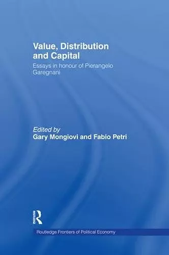 Value, Distribution and Capital cover